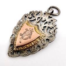 Antique Silver Fob Medal