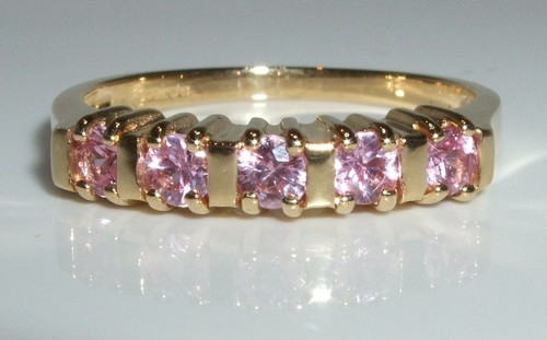 18ct yellow gold pink - ,