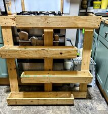 4 Tier Wooden Planter Vegetable Garden Bed Elevated Planter Box Outdoor Indoor d