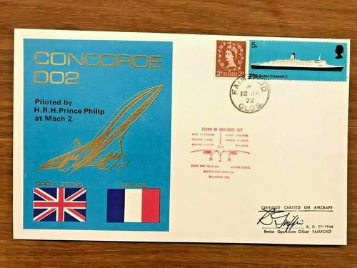 Very rare fdc - flown, on