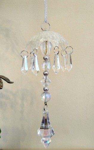 Crystal umbrella christmas - crystal,