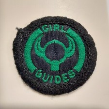 Vintage 30mm Girl Guide Badge Patch Girlguiding Interest 70s 80s HIKER