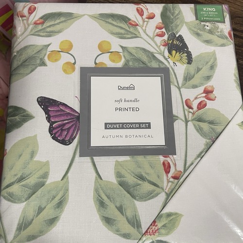 Dunelm autumn botanical double - dunelm,