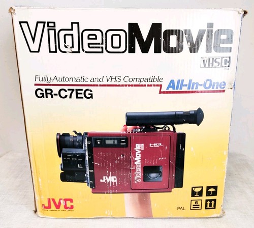Boxed jvc c7e vhs c - boxed, vhs-c