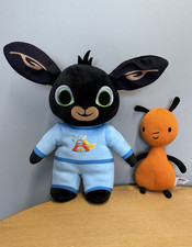  Bedtime Bing Plush Wearing Hoppity Voosh Pyjamas & Singing Talking Flop