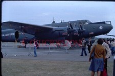 35mm Slide 1977 RAF Avro Shackleton On Display At Uk Air Port