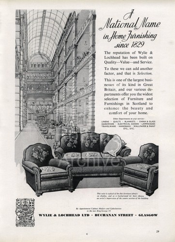 Original 1953 advert for - , wylie