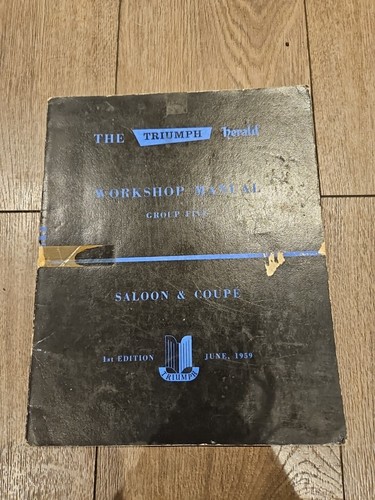 The triumph herald workshop - the,