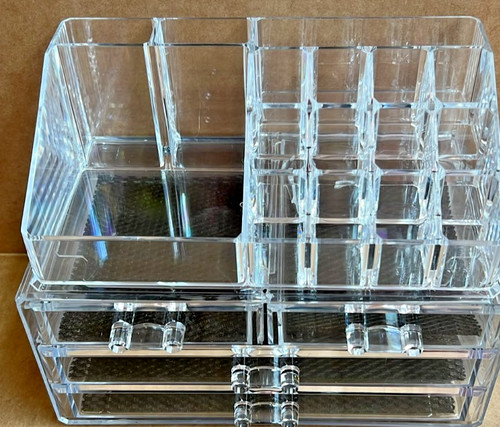 Makeup organiser clear acrylic - clear,