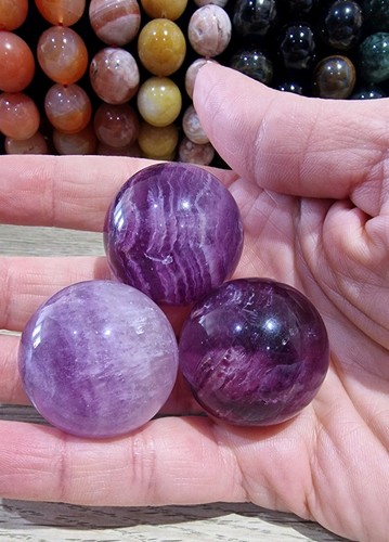 Fluorite crystal sphere approx - fluorite,