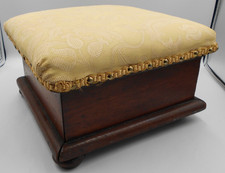 WOODEN BOX STYLE FOOT STOOL