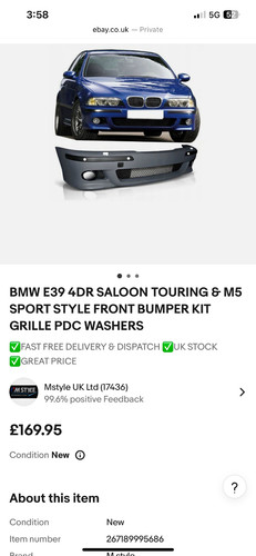 Bmw e39 4dr - bmw,
