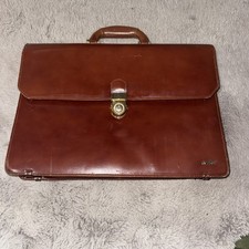 ANTLER LEATHER BRIEFCASE