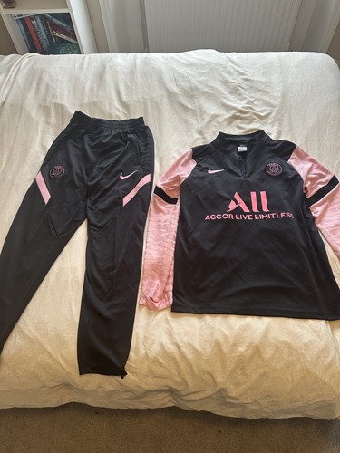 Psg tracksuit black and pink - and,