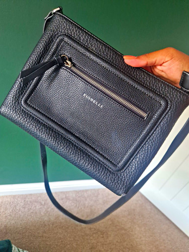 Fiorelli black pebbled - pebbled, faux