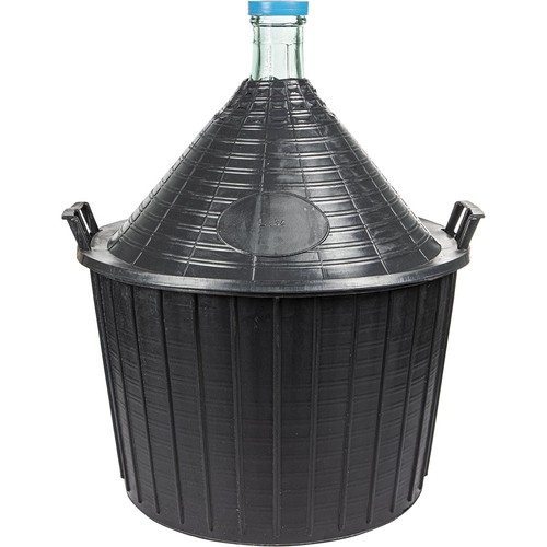 Glass carboy plastic basket - glass,