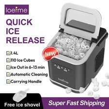 Automatic 1.4L Ice Maker Countertop Machine Ice Cube Maker with Self-Cleaning UK