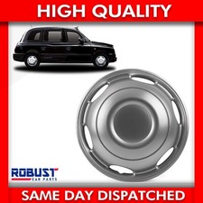 SILVER WHEEL TRIMS HUB COVERS CAPS 16" FOR LONDON TAXI BLACK CAB LTI TX1 TX2 TX4