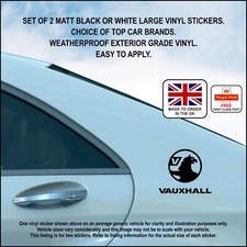 Set vauxhall matt black - set,