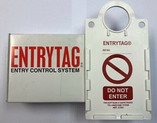 Scafftag Entrytag Entry Control System– Box of 10 entry tag holders NEW & UNUSED