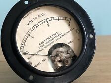 Vintage Model 301 Weston AC Voltmeter Moving Coil Meter - Steampunk (#16)