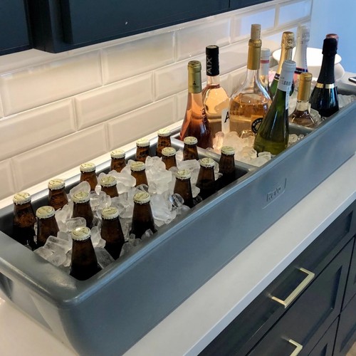 Mobile bar party barge cooler - bar,