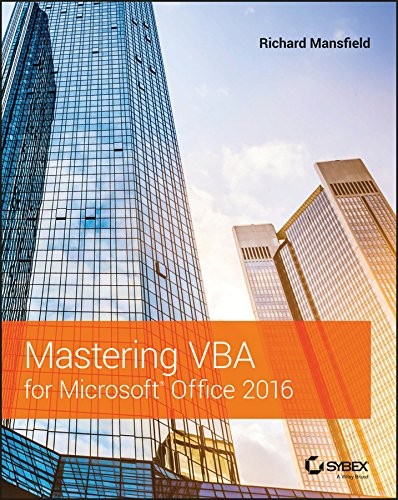 Mastering vba for microsoft - mastering,