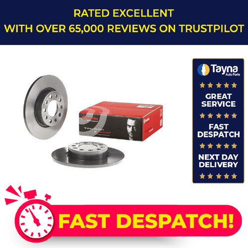 Brake discs pair solid - brake,