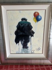 Alexander Miller  The Balloon Seller remarqed ltd ed print framed