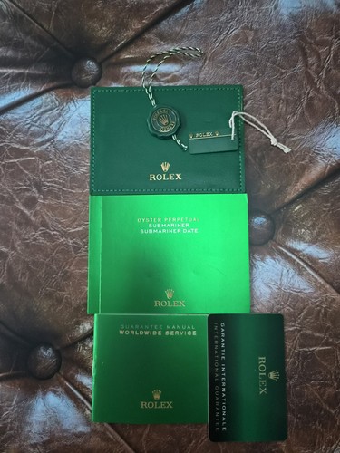 Rolex green booklet - booklet, wallet
