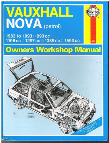 Vauxhall nova 2 1 3 - 1.0, 1.2