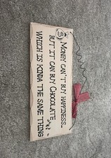Cream Painted Hanging Plaque