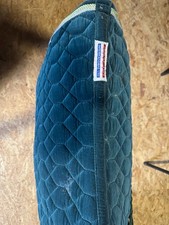 John Whitaker saddlecloth, Green velvet, cob size