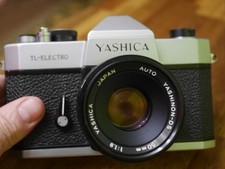 Yashica TL Electro 35mm Film Camera 50mm f1.9 Lens