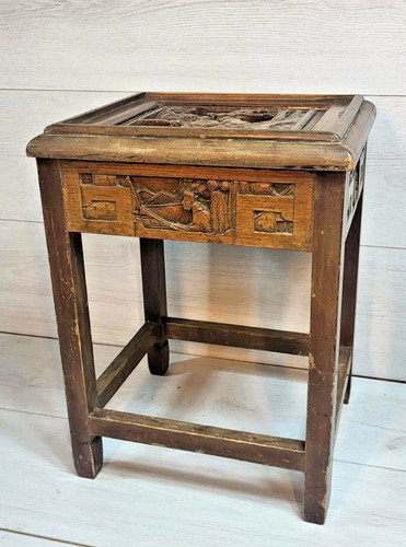 Vintage chinese carved wood - vintage,