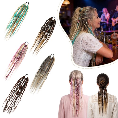 Boho dreadlock hair elastic - boho,