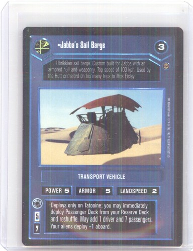 Jabba sail barge - barge, (foil)