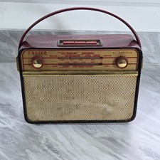 Vintage COSSOR CR1300T/01 Wooden Portable Radio - Untested - Rare