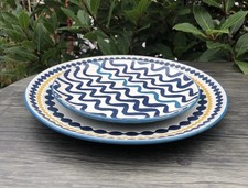 Ipanema Sainsbury Home Dinner 11“ & Side 7.9” Plates Set, In Good cond., 2021