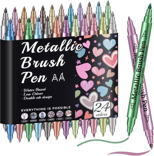 Pack metallic markers set - pack,