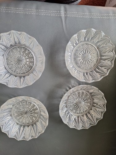 Vintage glass fruit serving