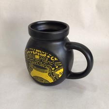 Black & Yellow Marmite Mug /Jar Shaped Dishwasher Safe Ceramic Rare Collectable
