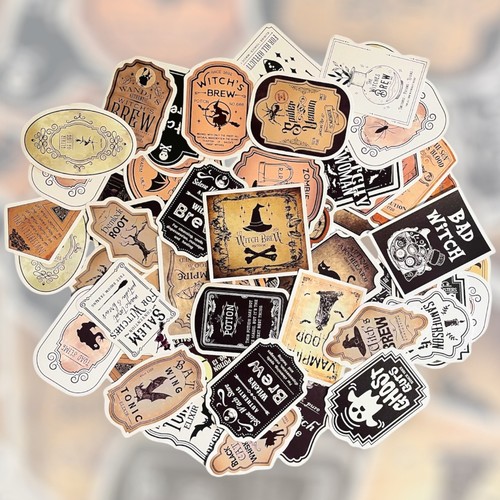 Witch potion labels vintage - potion,