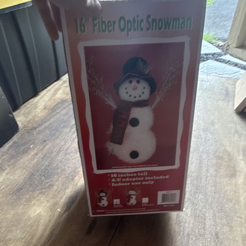 Fiber optic snowman indoor - optic,