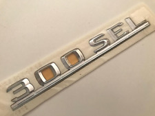 Lettering nameplate "300SEL"