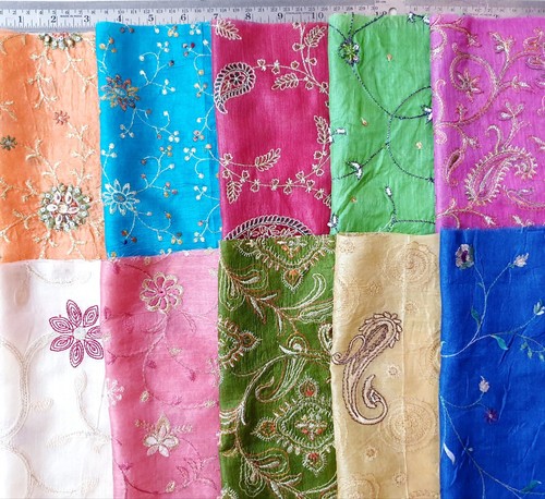 Pure sari silk fabric - pure,