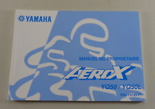 Owner's Manual Yamaha AeroX Type YQ 50 / YQ 50 L from 09/2004