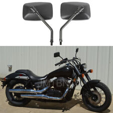 For Honda Shadow Phantom 750 VT750C2B Black Rectangle Motorcycle Side Mirrors