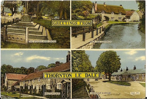 Lovely old view postcard - old,