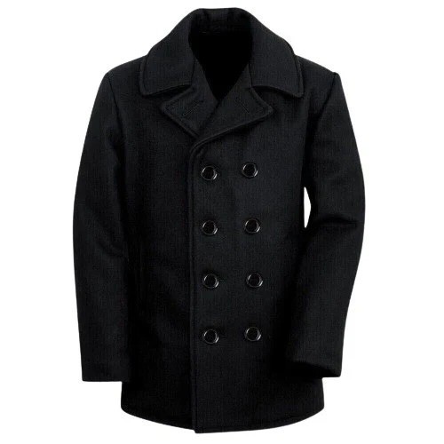 New mens navy black pea - new,